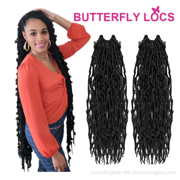 Handmade 613 Best Soft Wholersalers 36" 24" Braid 24 Strand Color Faux 24In Long Distressed 36 Inch Butterfly Crochet Hair